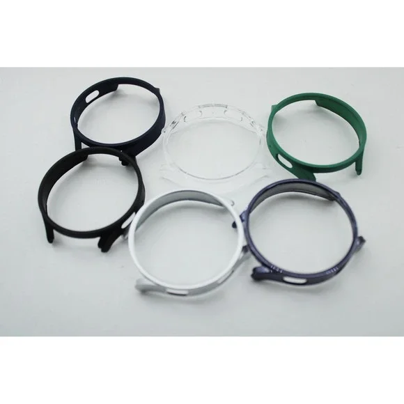 6 Pack Samsung Galaxy Watch 4 44mm Protective Bumper Case Set Multi Color