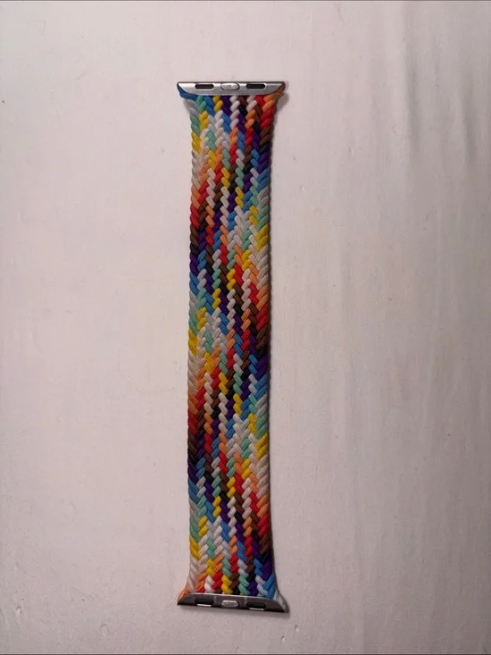 Braided Solo Loop Apple Watch Bands - Pride Size 6, 40mm