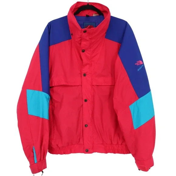 The North Face Extreme Vintage 90s Colorblock Ski Jacket Men's Size L Red Blue