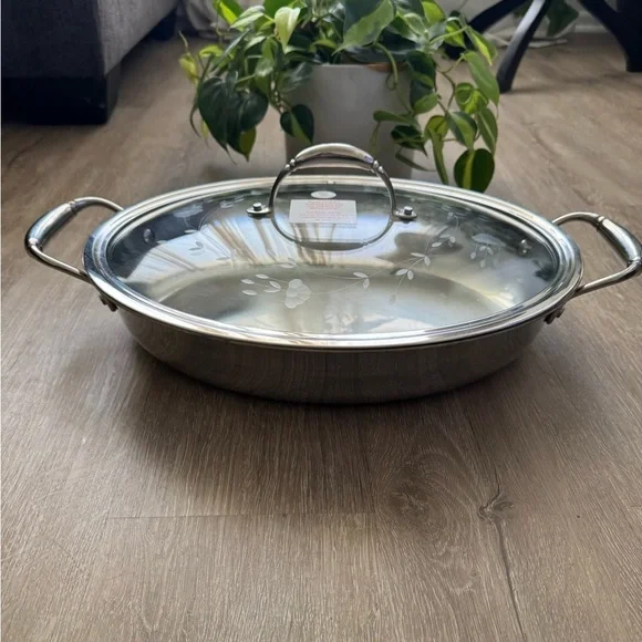 Princess House 4 Quart Stainless Steel Casserole pot