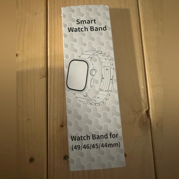 Stylish flat black Smartwatch Band