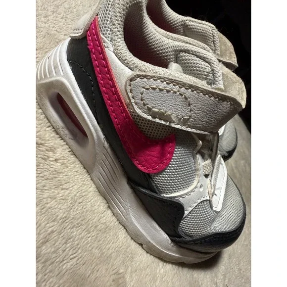 Nike Air Max 6C Toddler Sneakers White Black Pink CZ5361-006 Size 6C