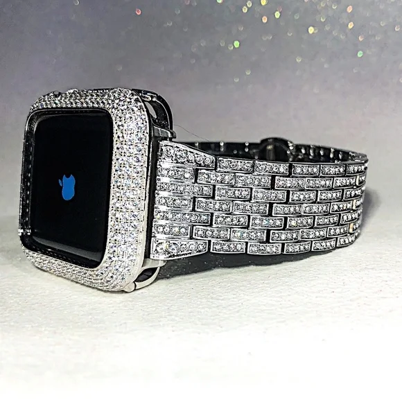 Apple Watch band and bezel case 2 pc set bling your Watch