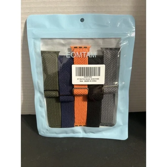 Apple Watch Bands (pack Of 5) Brand‎ New, Fits 38/40/41 MM Watches (Mesh Nylon)