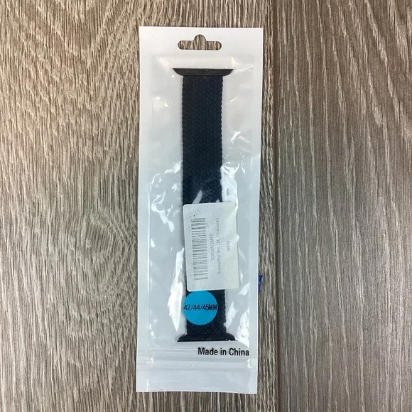 Apple Watch Band Charcoal Braided Gray Solo Loop‎ 42/44/45
