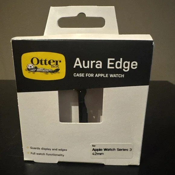 Otter Box Aura Edge Case for Apple Watch Series 3 38 MM Black New