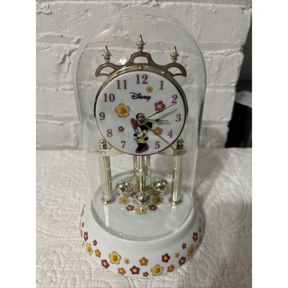 Unique, Disney Minnie Mouse‎ Table Top Clock, Tested And Working
