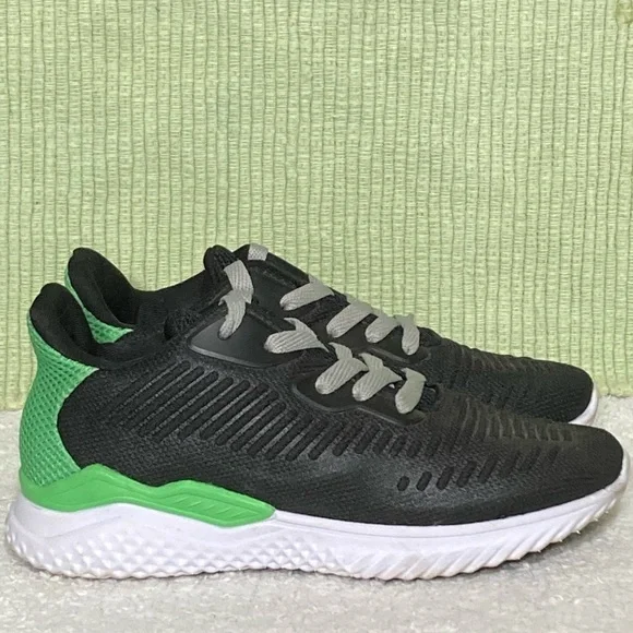 Champion Kids Cushion Fit Black Athletic Lace Up Low Sneakers Shoes Sz US 2