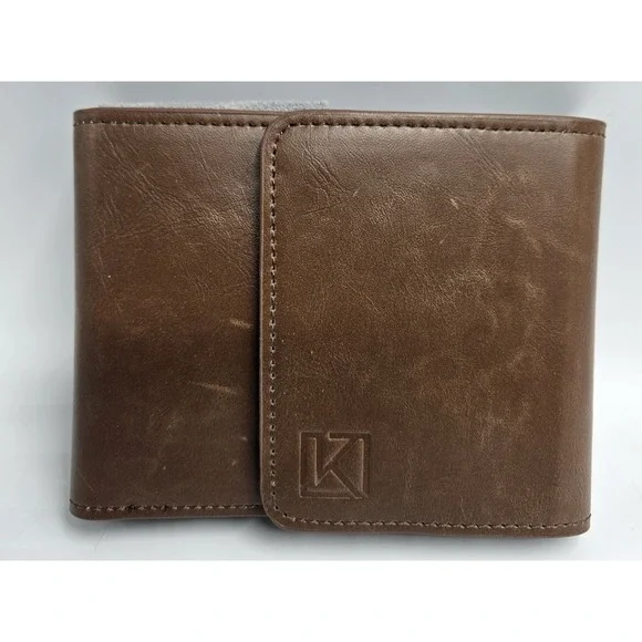 KENARK Premium Leather Watch Travel Pouch for 2 Watches - Good