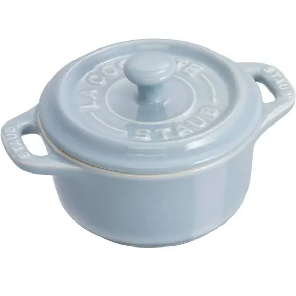 Staub Ceramic Mini Cocotte- Light Blue