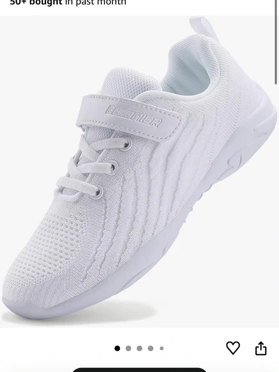 Baxinier Girls Cheerleading Shoes