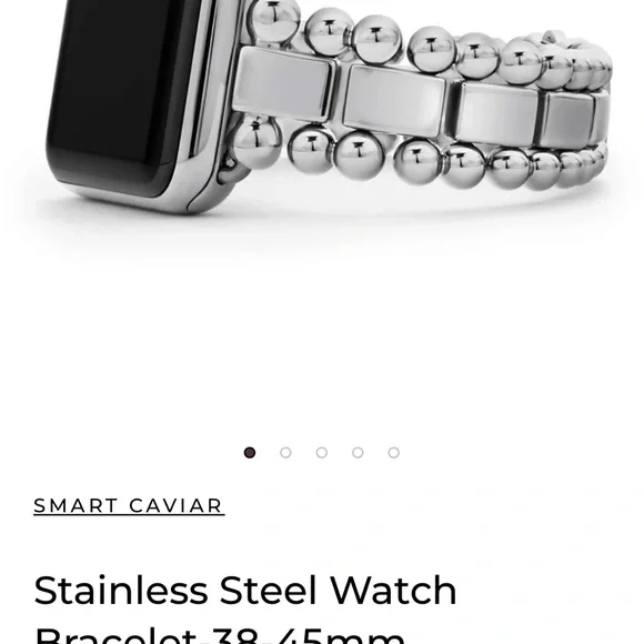 LAGOS Smart Caviar Silver Watch Bracelet