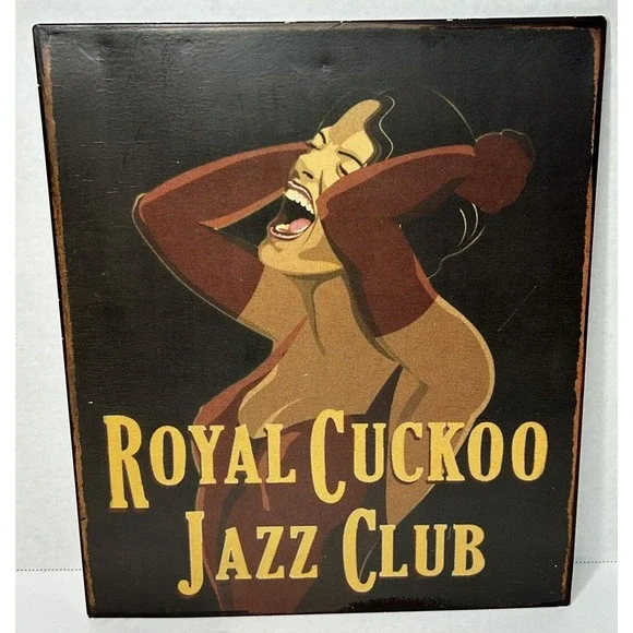 Royal Cuckoo Jazz Club Retro Vintage Re-pop Sign Man Cave‎ Garage Pub Decor