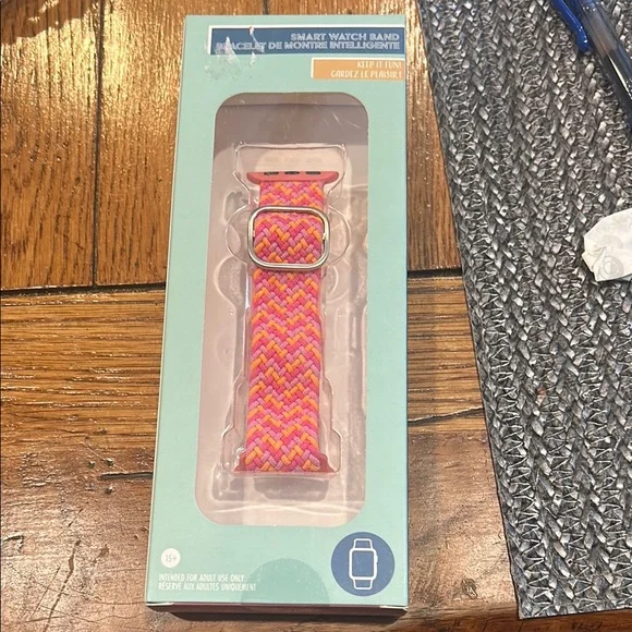 Smart Watch Band - Pink and Orange