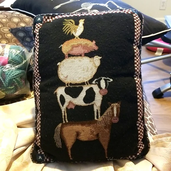 LaFrance Home Farm Animal Accent Pillow