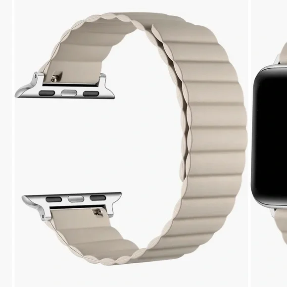 NIB The Posh Tech Beige Smartwatch Apple Watch Band