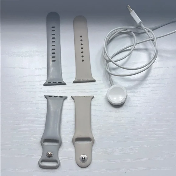 Apple Smartwatch Band Set - Gray and Cream