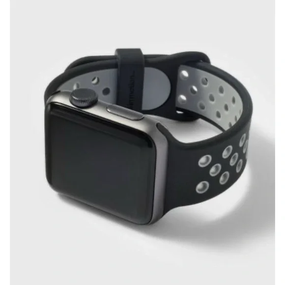 All in Motion Black Grey Apple Watch Bands