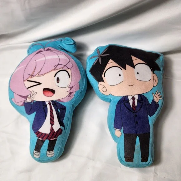 Komi Cant Communicate Plush Pillow Set Hitohito Tadano Najimi Osana Anime Cushio