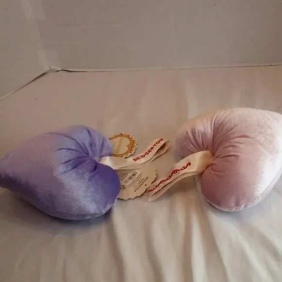 Netflix Bridgerton Shimmer Mini Pillow Purple Pink 7