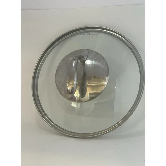Chef‎ Series by Tupperware Stainless Steel and Glass Replacement Lid 8.5