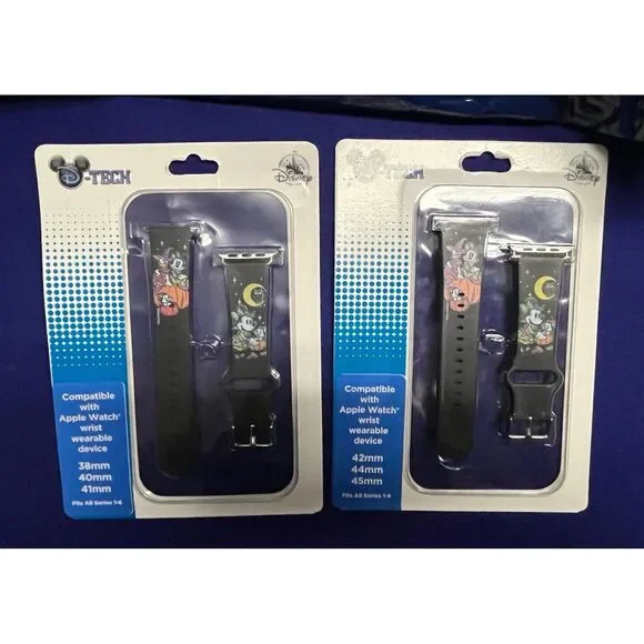 Disney Parks Halloween Minnie Mouse Apple Watch Band S 38/41mm OR L 42/45mm