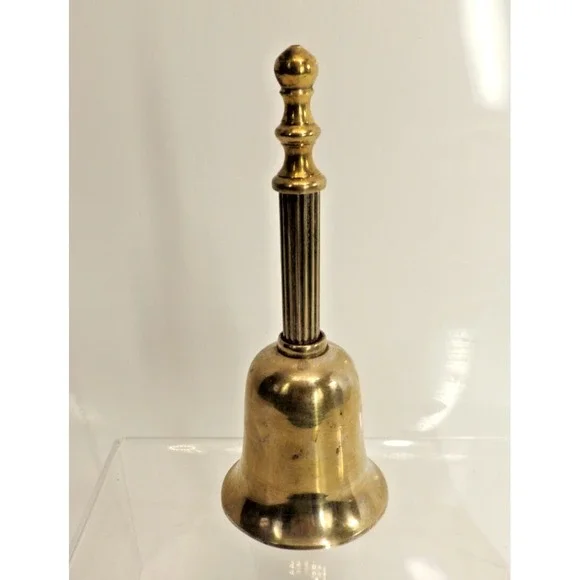 Brass Handbell - Vintage bell from India - listen in video