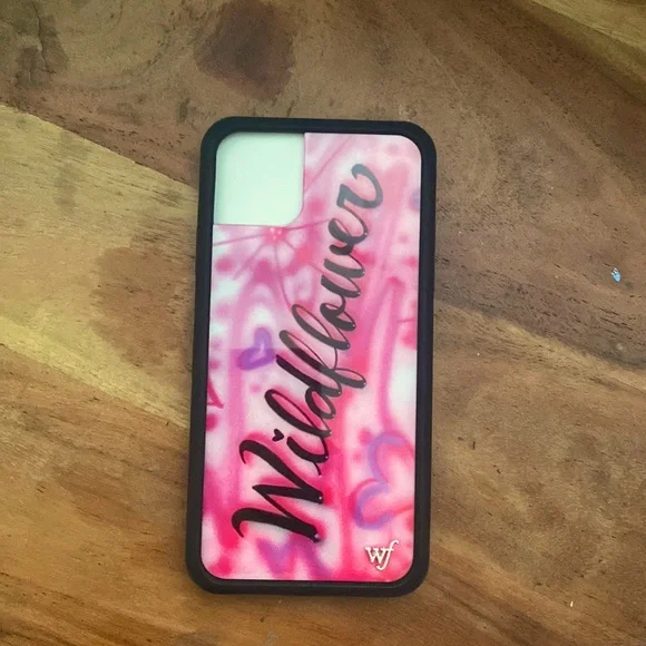 Pink Wildflower 11 pro max phone case