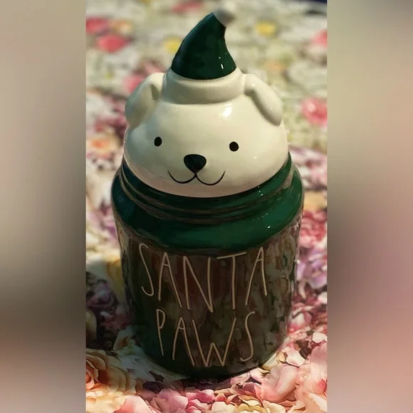 Rae Dunn doggie treat jar