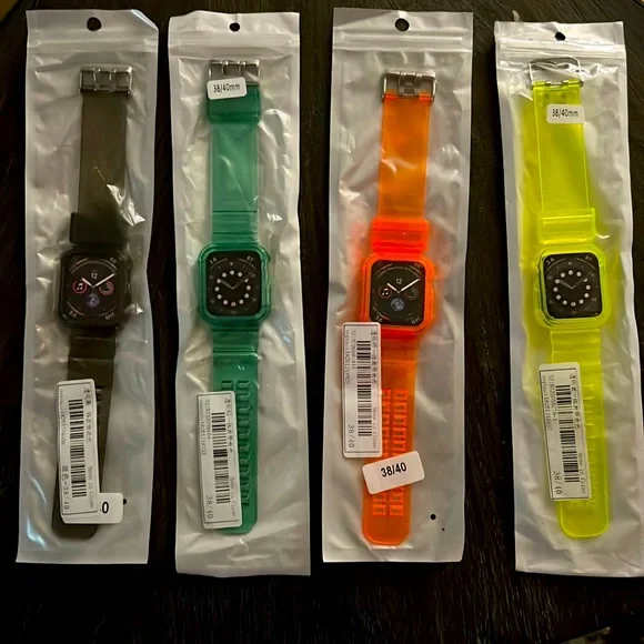 Lot of 4 Apple Watch bands for 38/40mm