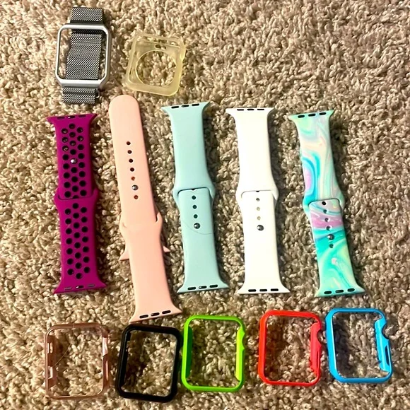 Apple Watch 3 bands and bumper cases