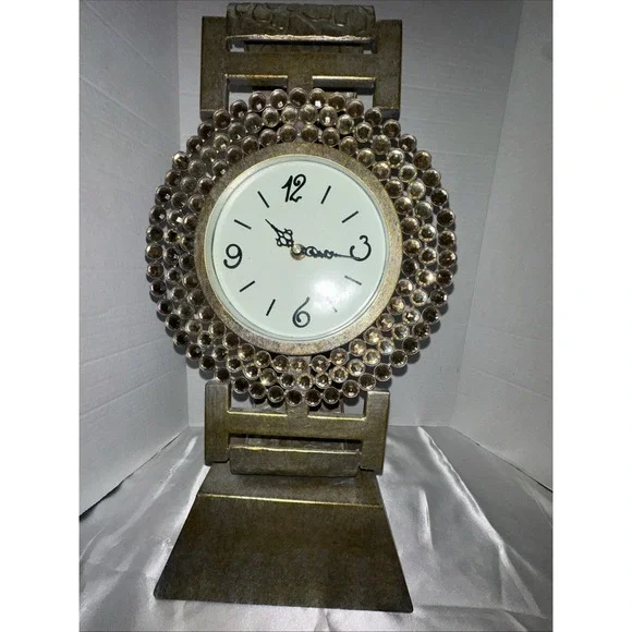 Pier 1 Clock Watch Table Top Bling Vintage Pier One Imports Gorgeous