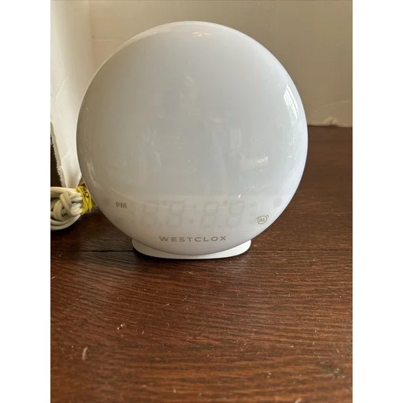 Westclox Sunrise Alarm Clock (71051) Good Working Condition