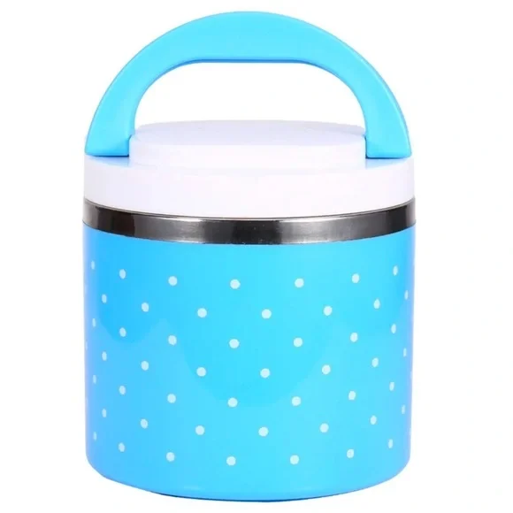 1 Layer Stainless Steel Thermal Lunch Box Food Container (Hot)