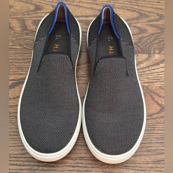 ROTHY'S Kids Sneakers Casual Shoes Steel Gray/Black Unisex Size 3