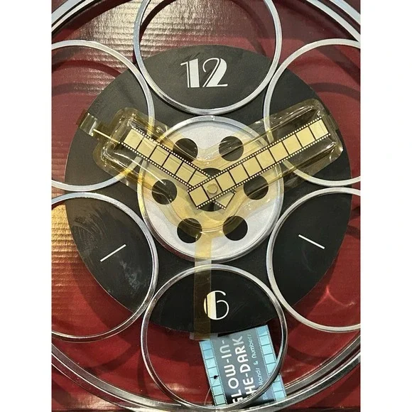 Movie Trends Glow in‎ The Dark Clock Wall Decor, 12 Inch Silent Wall Clocks NEW