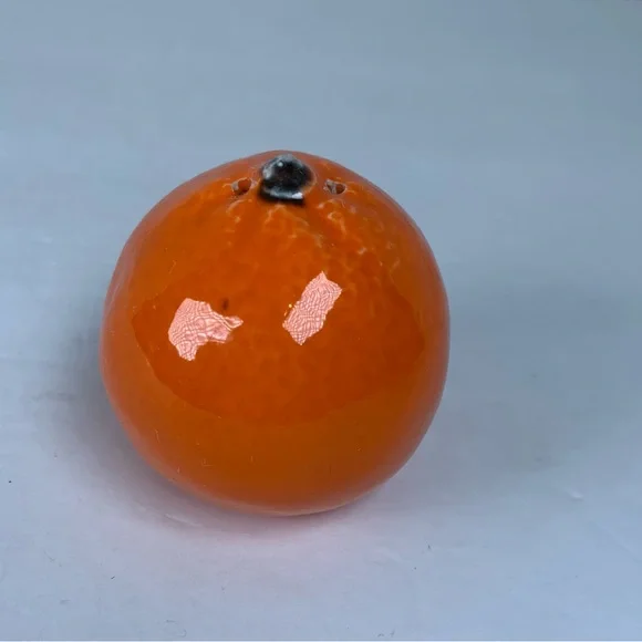 Vintage 1945-50s ORANGE Fruit Pepper Shaker California Souvenir Ceramic (VC202)