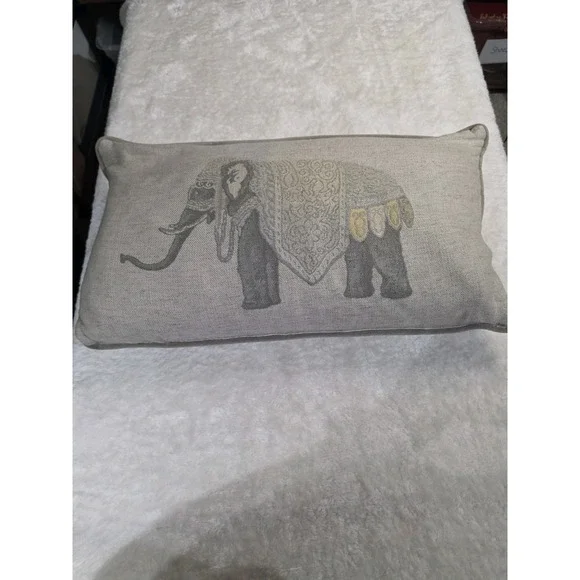Decorative Throw Pillow Elephant Decor