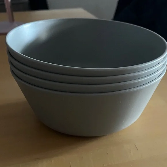 Room Essentials Gray Stackable Serving Bowls