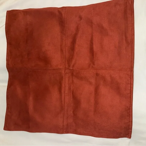 Pottery Barn faux suede pillow cover