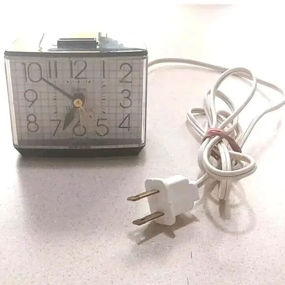 Vintage Westclox Electric Alarm Clock 22416- Drowse - USA made