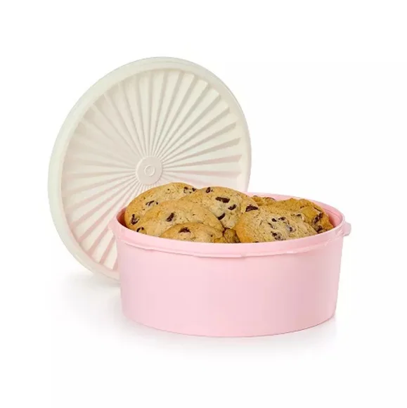 NWT Tupperware Vintage Baby Blue 💙 Cookie Canister