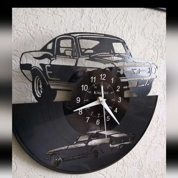 New Mustang Vinyl Record neon remote control 7 color 12