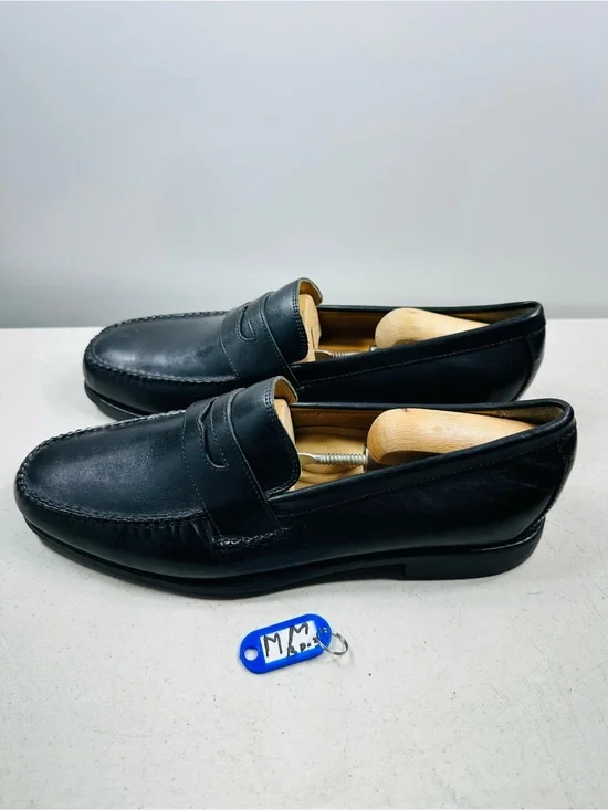 Johnston & Murphy Men’s 10,5M Brown Leather Tassel Loafers Slip On Dress Shoes