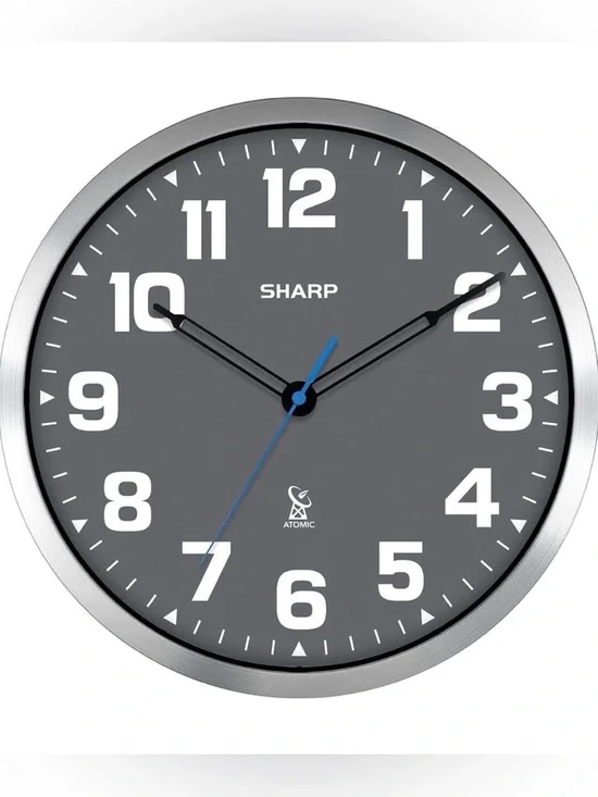 Sharp Atomic Analog Wall Clock - 12