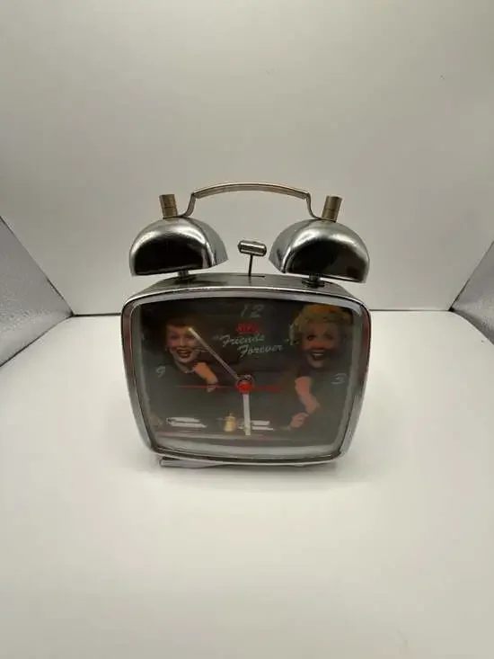 Vintage I Love Lucy Friends Forever Twin Bell Alarm Clock