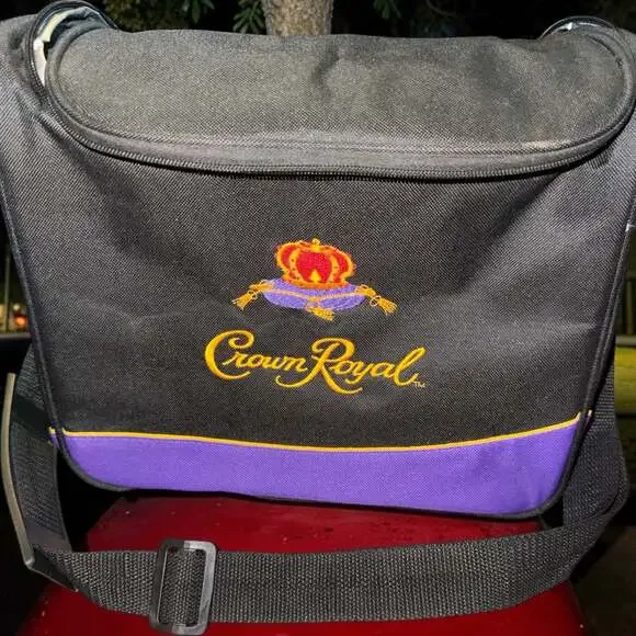 Crown Royal Embroidered Insulated Cooler Messenger Bag