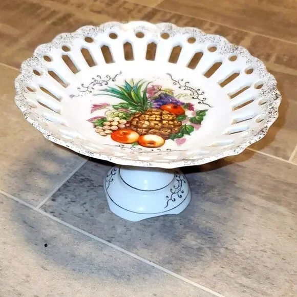 Vintage Betson China Fruit Compote Bon Bon Dish