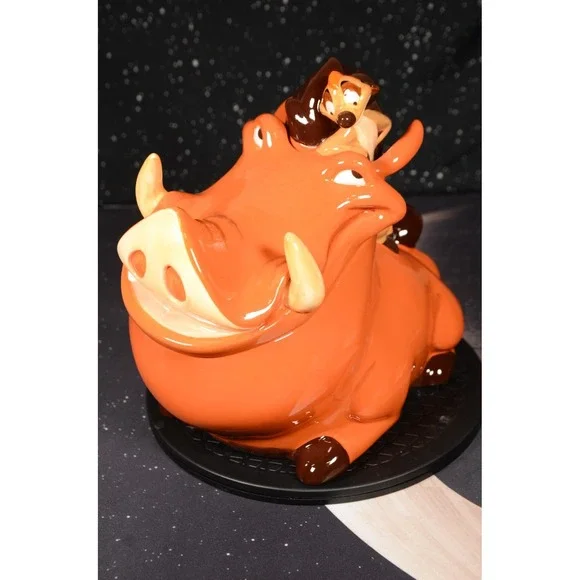RARE Disney Auctions Pumbaa & Timon Limited Edition 350 Made‎ Cookie Jar BOX
