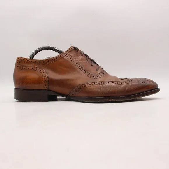 To Boot New York Wingtip Oxfords Dress Shoes Men's Size 10.5 Leather Italy